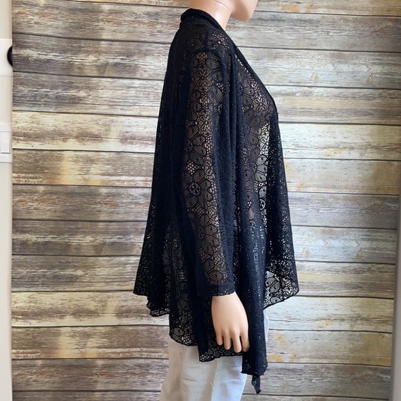 Slinky Brand Black Lace Beach Cover Up - Picture 4 of 8